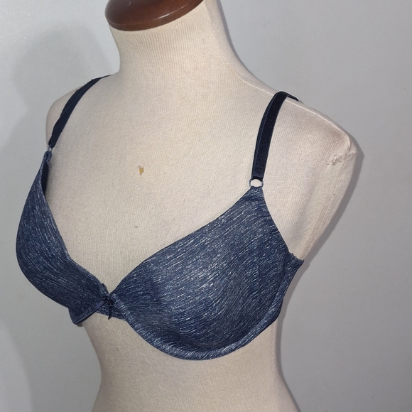 Maidenform - Heathered Blue /Underwire Bra- W Sz 36-C - Picture 2 of 5